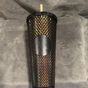 Starbucks Black Studded Colorado University Tumbler with Straw